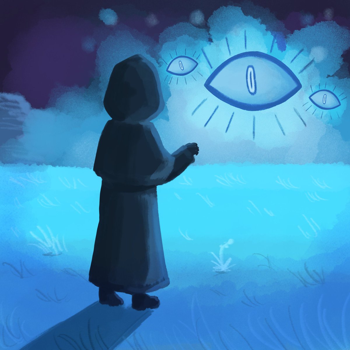 I wanted to try some different brushes and drew Eli.