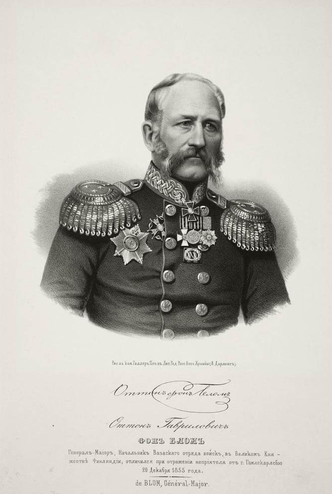 Otto Leonard von Blom (1798–1877) oli suomalainen Venäjän armeijan kenraaliluutnantti, joka toimi myös Vaasan läänin kuvernöörinä. Krimin sodassa von Blom osallistui Suomen rannikkoalueiden puolustamiseen mm. Kokkolassa. Hänet nimitettiin Haminan kadettikoulun johtajaksi 1855.