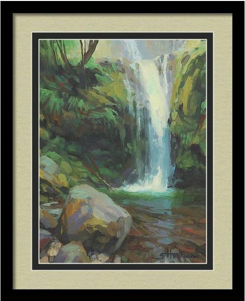 SHendersonArt's tweet image. Certain noises -- like water cascading over the embankment to the churning pool below -- aren't noises at all.

Cascadia framed print -- Available at SteveHendersonArt.

#nature #waterfall #art