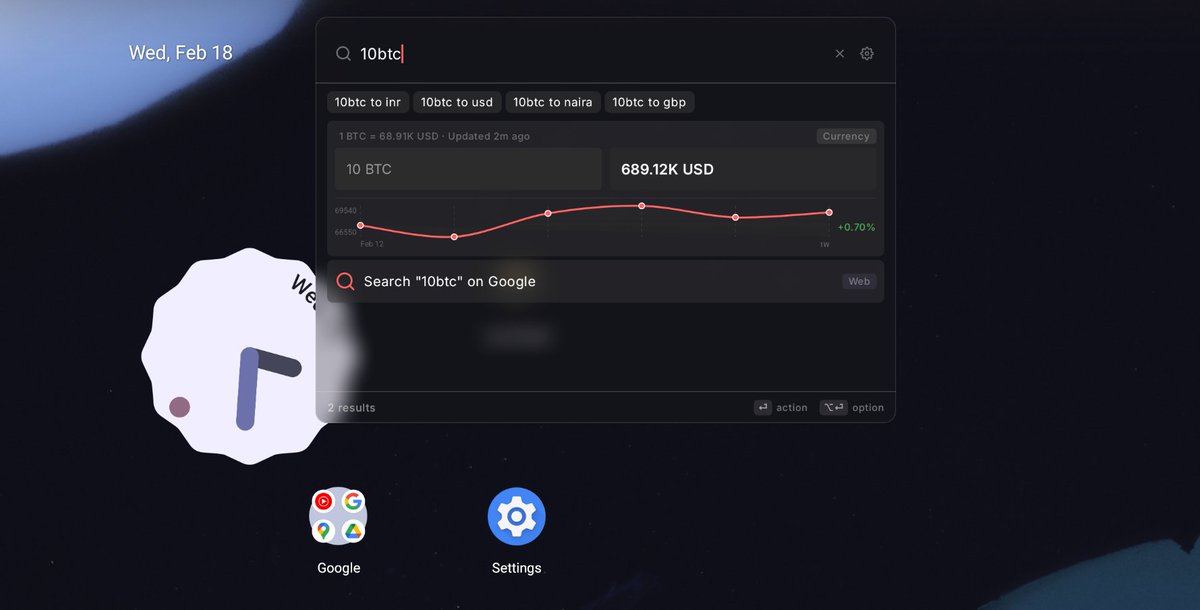 jaxparrow07's tweet photo. I built raycast but for Android

#android #apple #raycast #spotlightsearch #ios #design #androidapps https://t.co/nZwc2UvF5Q