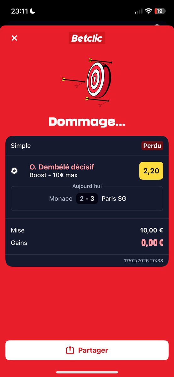 Julio2paname's tweet photo. @Betclic un petit geste commercial pour une blessure a la 20 eme https://t.co/6qDRgL4s0G