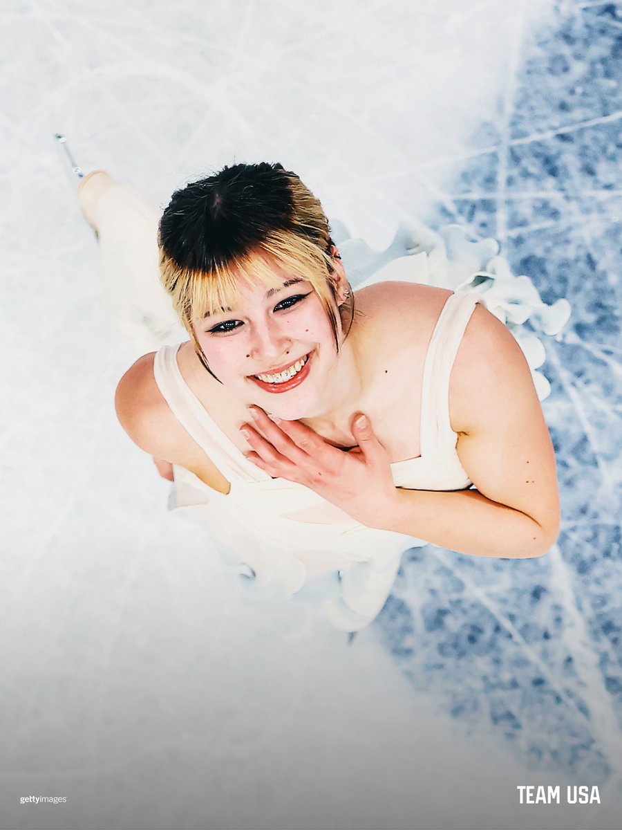 bylaylanoor's tweet image. alysa’s smile after her short program though