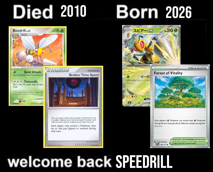 Speedrill is back! 
2009 world champion > 2026 world champion?!