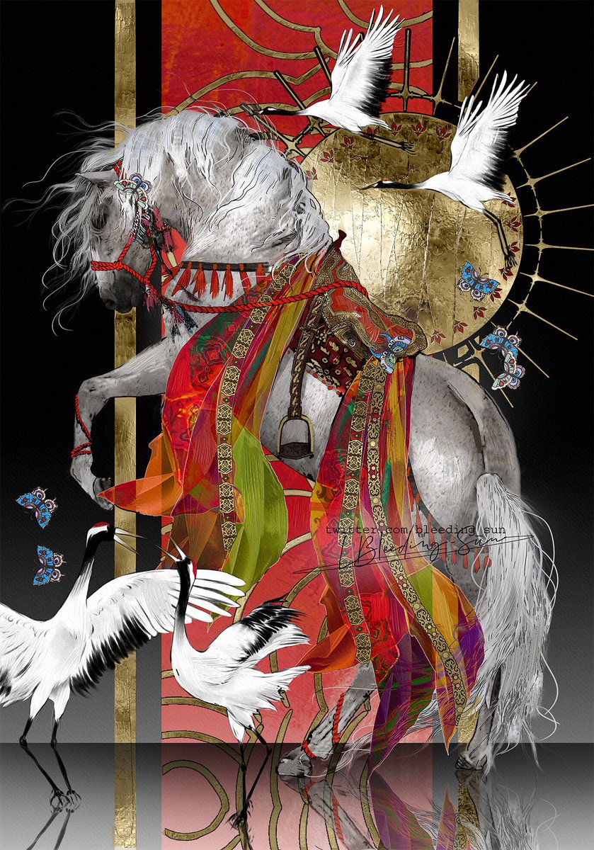 Happy year of the Horse 🐎 🌟

sketch                   vs                final