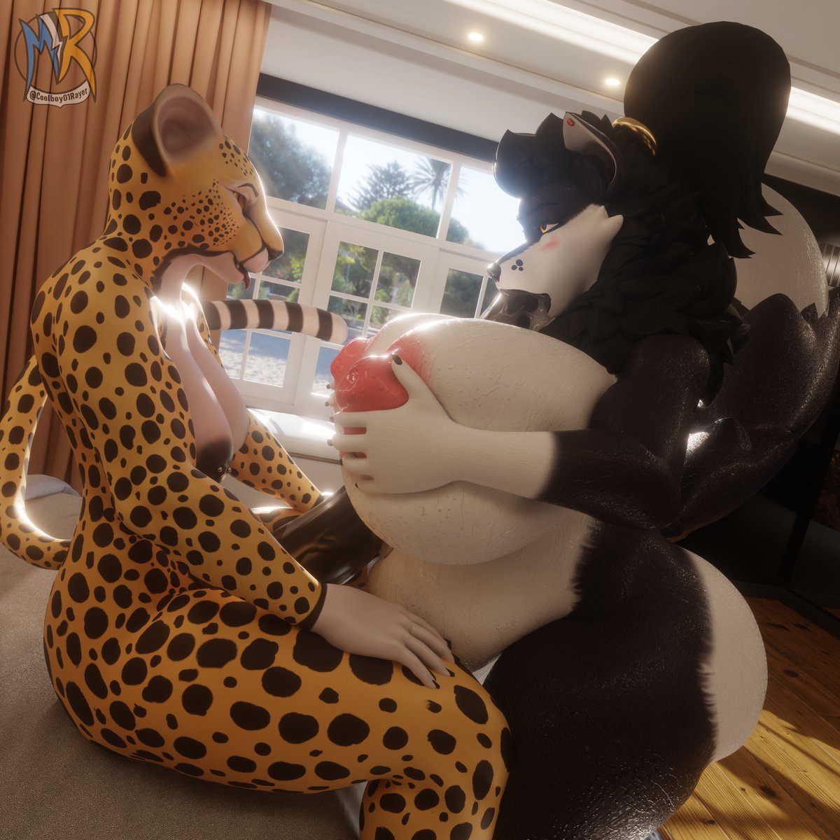 Birthday render for my buddy <a href="/Chee_bits/">Chee_bits</a> 
Had Michelle give their chee Kira a very satisfactory blowjob.
Models by <a href="/Leothemodeler/">LEOdaModeler</a> and <a href="/FluffyGlitch101/">FluffyGlitch🔞</a> 
Kira rigged by <a href="/Efoav/">Efo ☮</a>