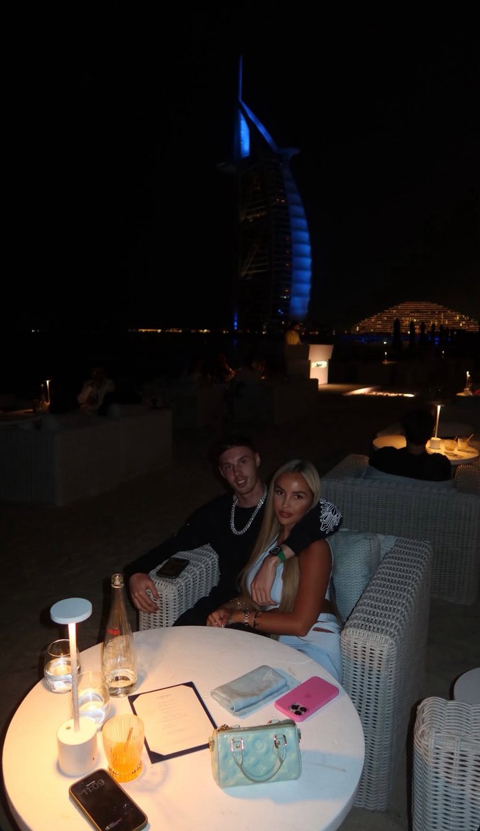 Cole Palmer &amp; his girlfriend in 🇦🇪.