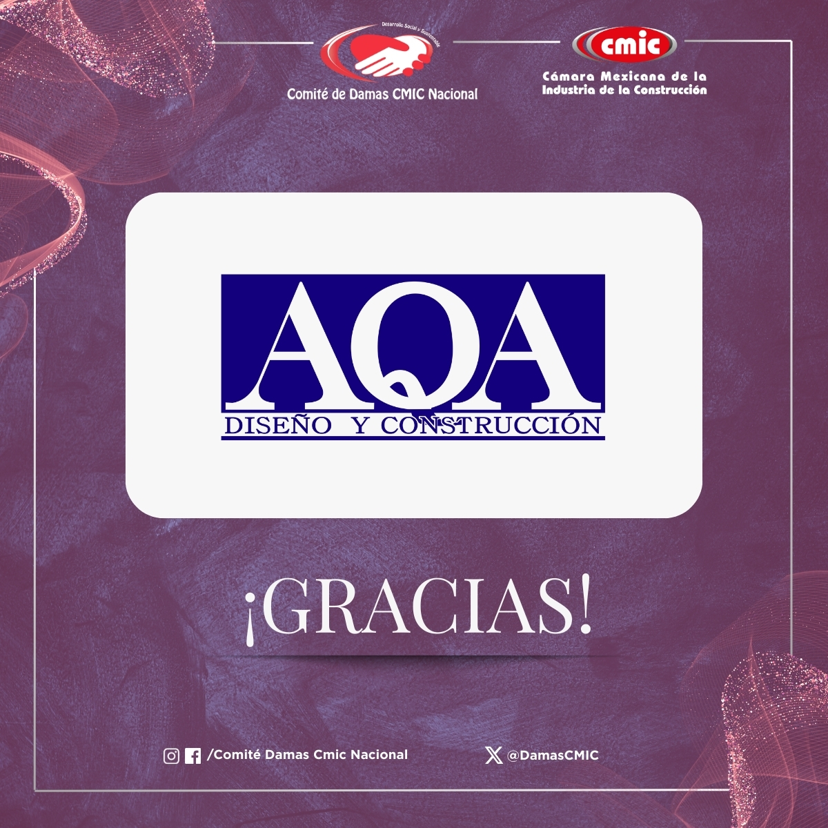 ✨🙌¡Cada vez más cerca de nuestro evento gracias a su apoyo! 🙌✨

Hoy queremos agradecer el apoyo de AQA, quienes se han sumado a la Gala de Comité de Damas, un evento en beneficio de los proyectos sociales de nuestra asociación. 💖