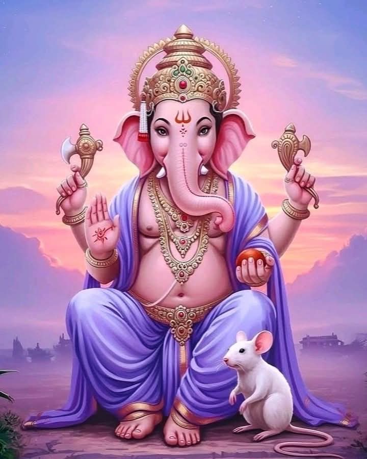 jadon201's tweet image. गजमुख हे गणपति, विघ्नों के नाशक,
बुद्धि और सिद्धि के दाता, मंगल के साक्षी।
लाल चुनरी ओढ़े, मोदक का प्रेमी,
शुभ आरंभ कराते, हर भक्त के स्वामी।  

जय श्री गणेश 🙏🙏