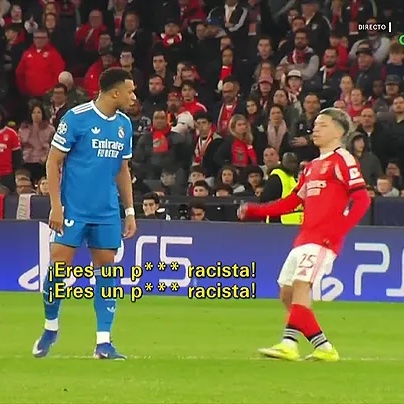 🚨🚨 Kylian Mbappé to Prestianni: “YOU ARE A F**KING RACIST.” <a href="/Movistar/">Movistar</a>