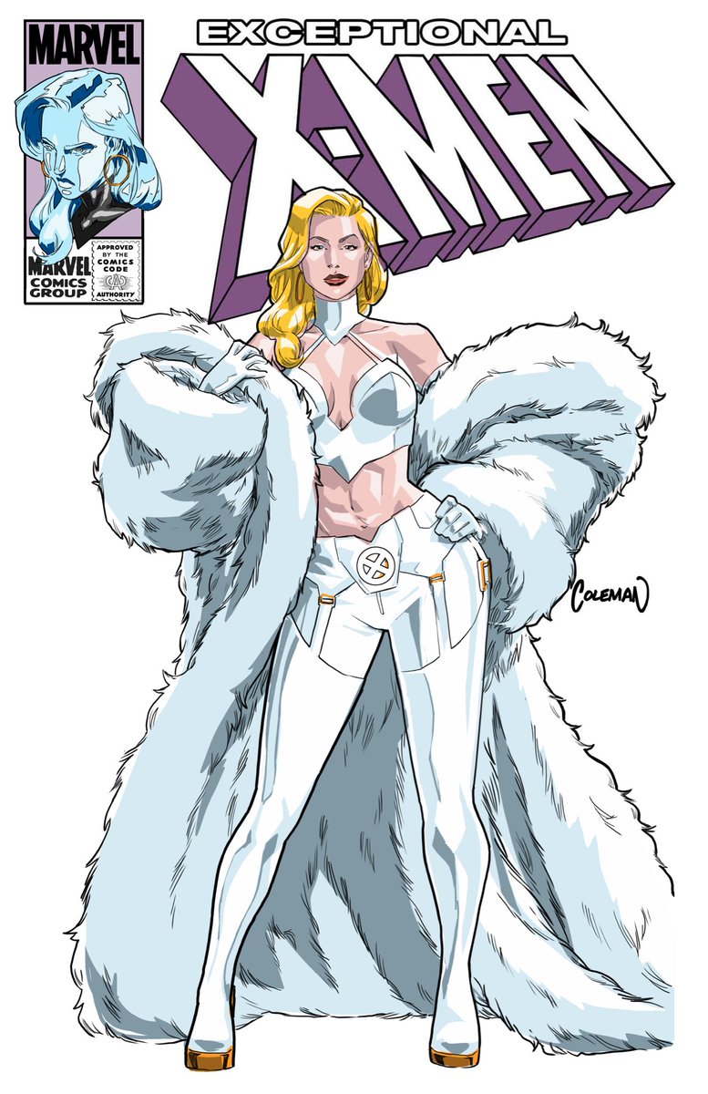 Planning out a new colour commission: I’ve missed drawing Emma and I love doing mock covers, so this will be a treat!