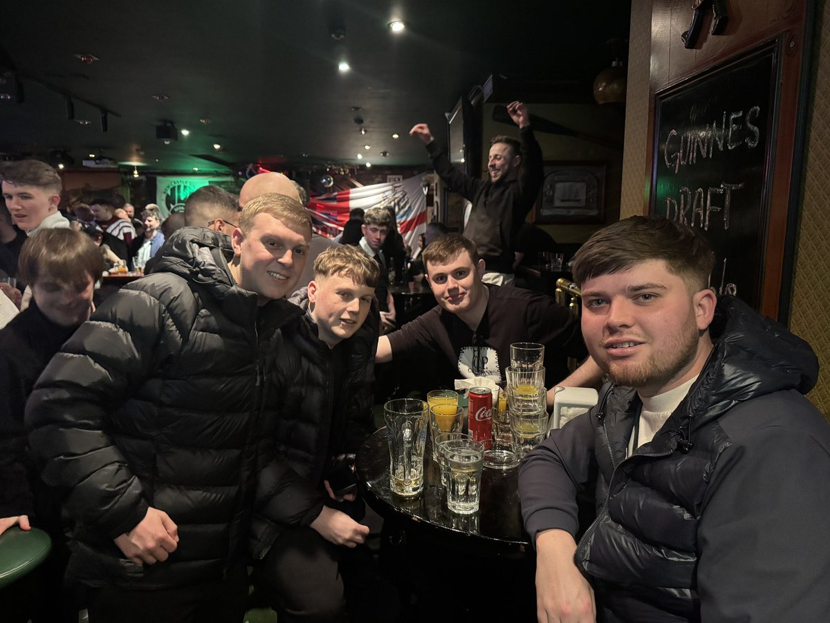 Geordie boys we are here…