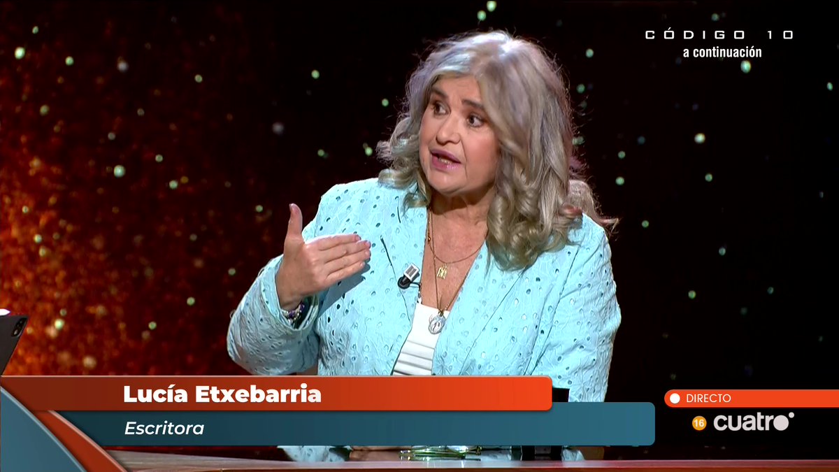 Lucía Etxebarria <a href="/LaEtxebarria/">Lucia Etxebarria</a>  
Escritora #Horizonte