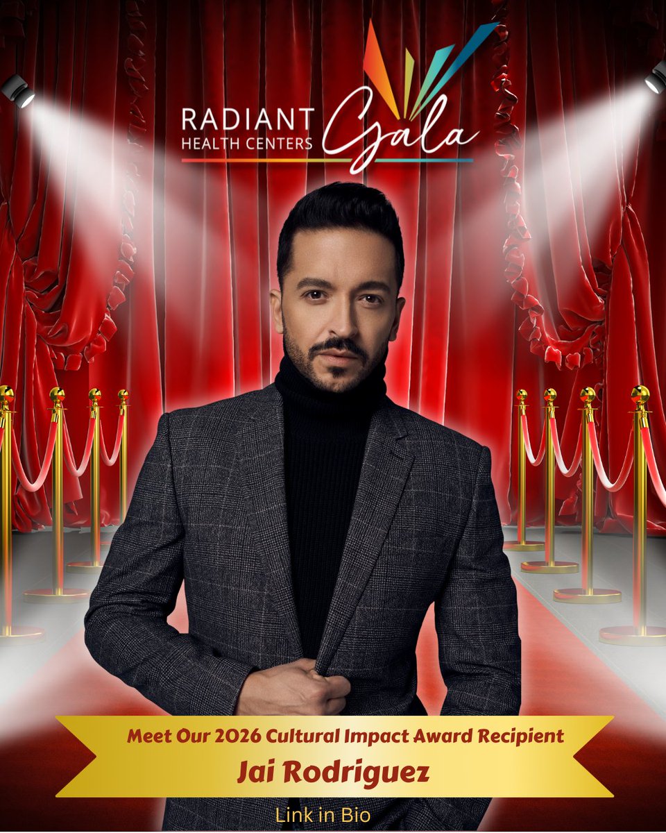 radianthealthoc's tweet image. We will honor Jai Rodriguez as the 2026 Cultural Impact Award recipient at our 40th Anniversary Gala. From QEFTSG to his powerful HIV advocacy, Jai drives real change.
Join us:
March 21 | AV Irvine
bit.ly/4bs5A9P
#Radiant40 #CulturalImpact #HIVAwareness #LGBTQHealth