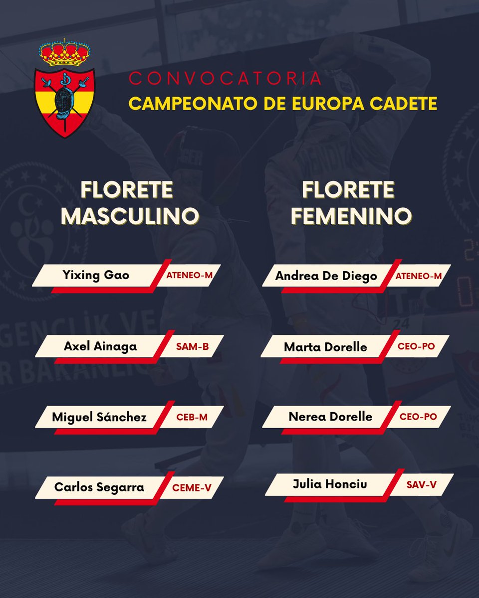 Real Federación Española de Esgrima tweet media