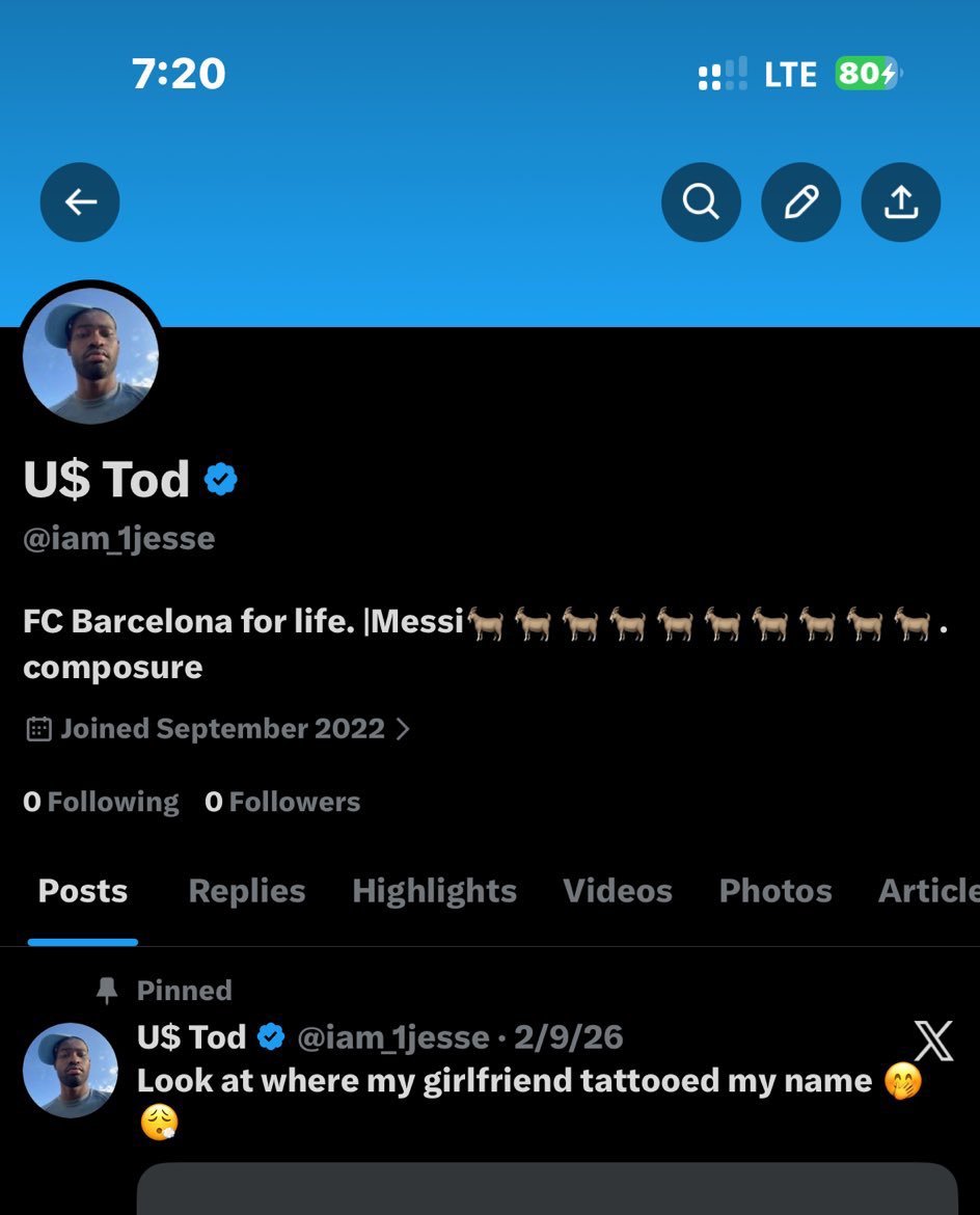 Follow <a href="/iam_jesse_/">U$ TOD</a> on his new Account 
Old account suspended💔