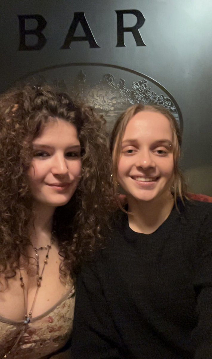 Lovely night with <a href="/MaeveHalligan/">Maeve Halligan</a>. I have never had better friends <a href="/CUSocOfWomen/">The Cambridge University Society of Women</a>