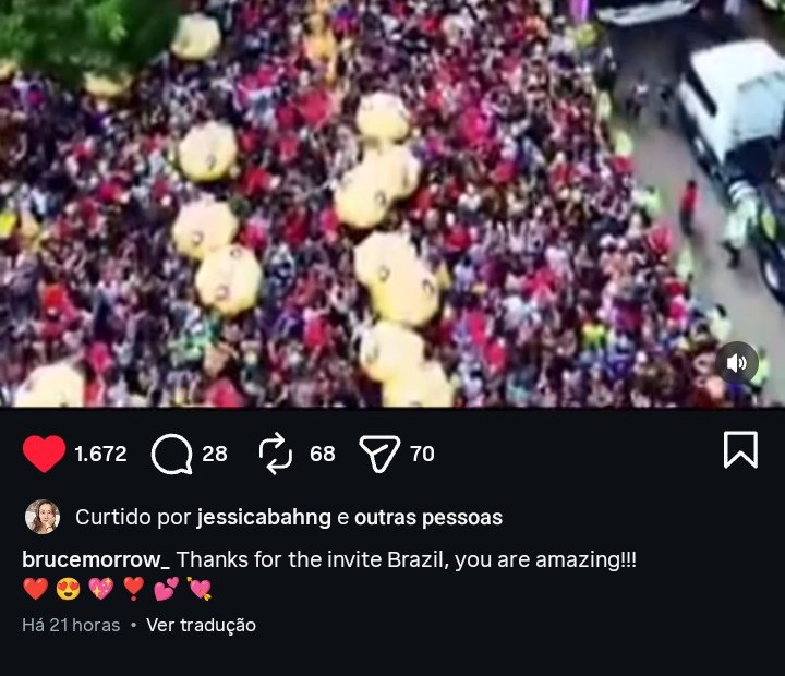 durcyx's tweet image. O PAI DA LILY DO NMIXX POSTOU SOBRE O CARNAVAL E A TIA JESSICA MAE DO CHAN CURTIU O POST!
(pra quem tlvz nao saiba a lily é da Austrália!)