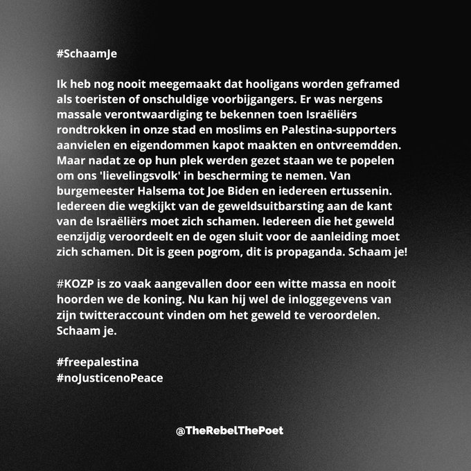 CarelBrendel's tweet photo. Ongelooflijk dat het organisatiecomité niet snapt dat Jerry Afriyie, die in november 2024 na de Jodenjacht in de Amsterdamse binnenstad deze verklaring verspreidde, ongeschikt is als spreker bij de herdenking van de Februaristaking. https://t.co/pcuKSjgV8h