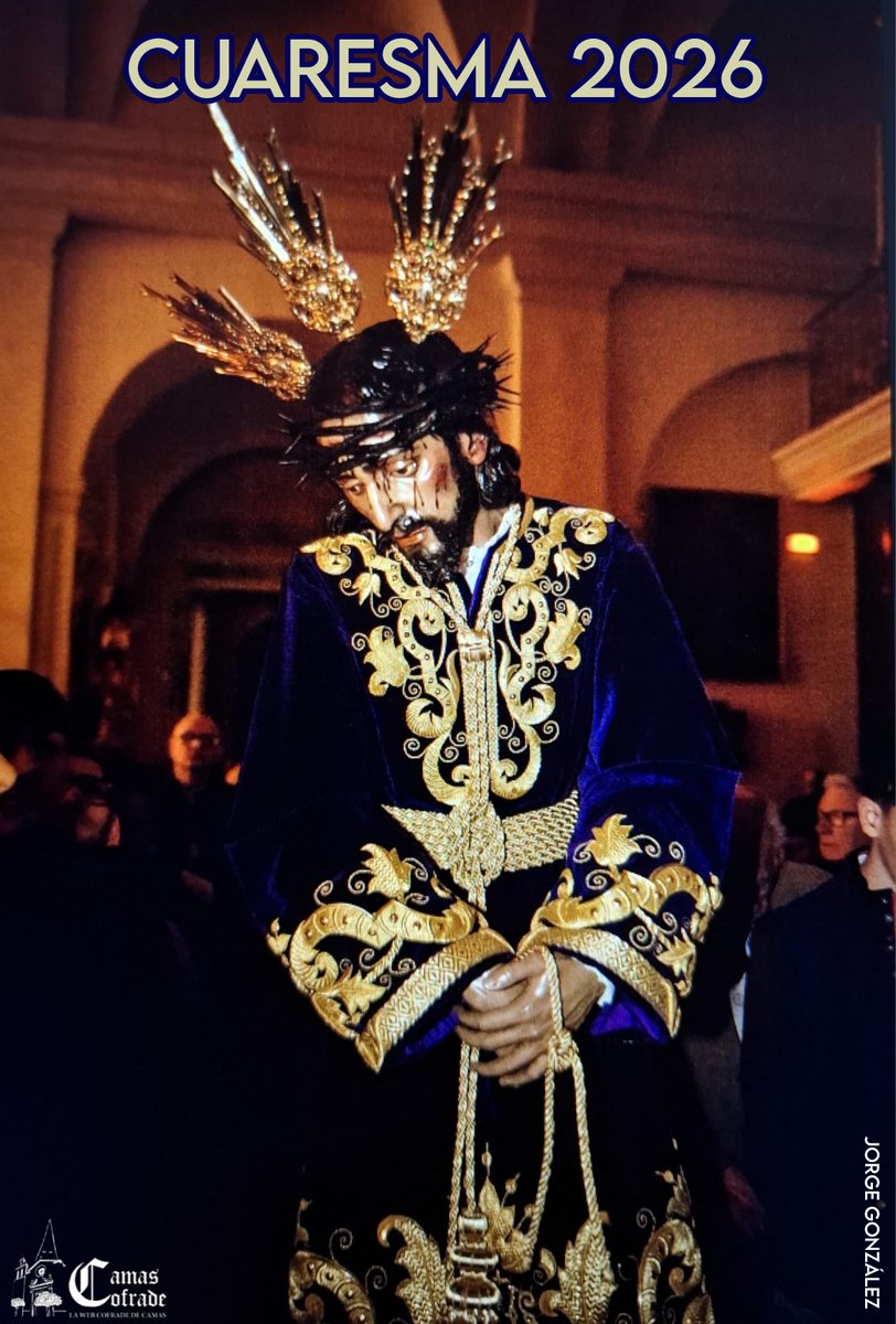 En este 2026 que hemos recuperado la actividad en nuestro medio, anunciamos el cartel anunciador exclusivo para la #Cuaresma2026, editado por Camas Cofrade y protagonizado por Nuestro Padre Jesús del Gran Poder de <a href="/GranPoderCamas/">Hdad. Sacramental de Camas</a> 

Autoría: Jorge González

#TDSCofrade #Camas