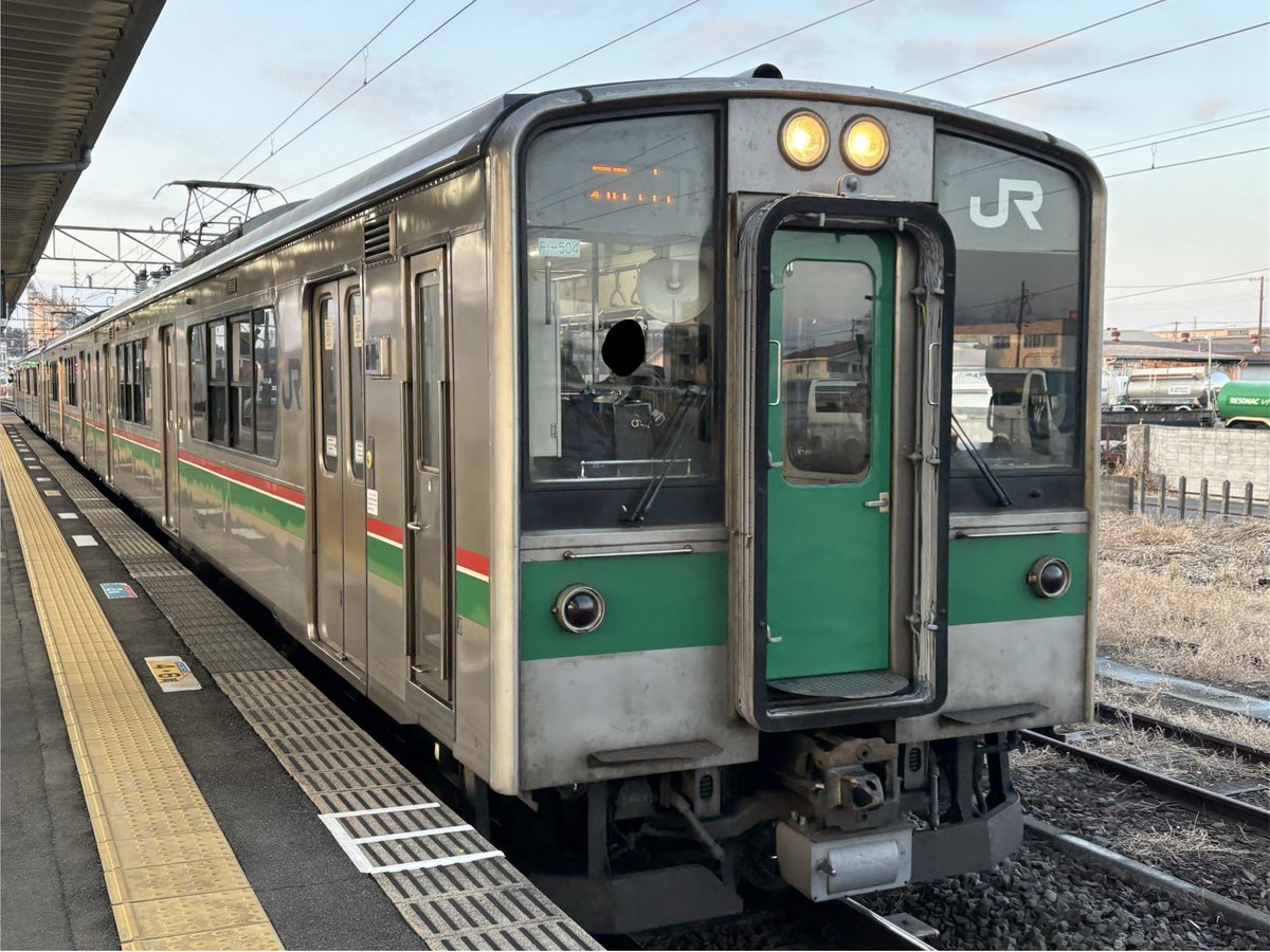 2日目の今日は仙台に行きます！ 東北本線 2121M 6:41安積永盛→郡山6
