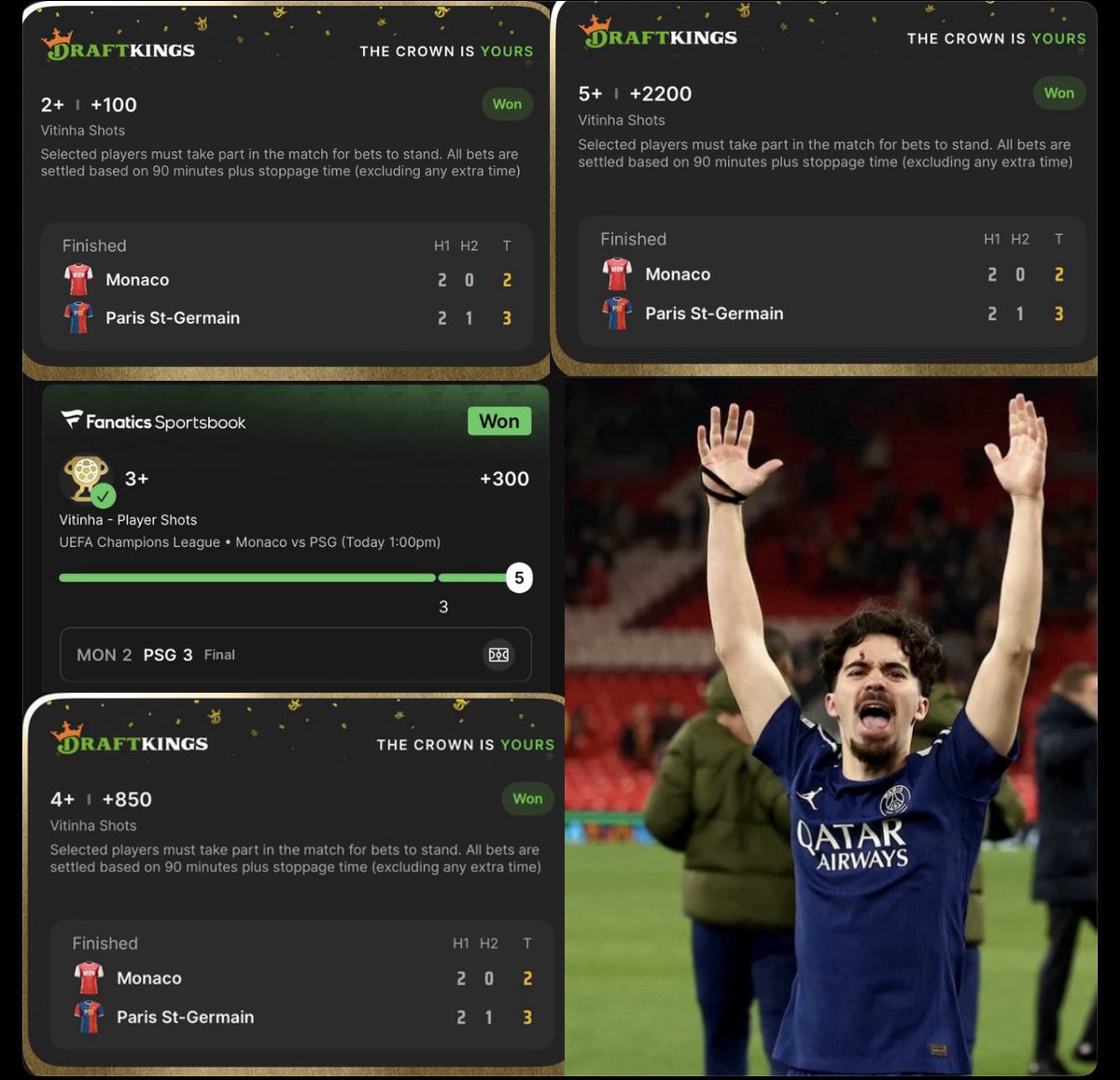 SWEEEEEEEP ✅🔥📈💰🧹

+100 ✅💰
+300 ✅💰
+850 ✅💰
+2200 ✅💰

All posted for FREE 🔥🔥🔥🔥

Let’s goooooooooo 💰💰💰

60% OFF VIP 🚨⬇️

dubclub.win/af/afl-vmjpv/