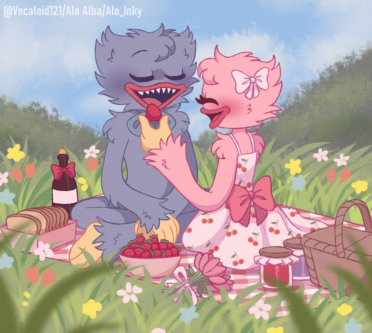 My (late) parts of the week LoveBite 💙🩷✨

Day1: Young and Beautiful🌹
Day2: Humanized🎀
Day3: Fairy tale👑
Day4: Picnic🧺

#poppyplaytime #poppyplaytimechapter5 #huggywuggy #kissymissy #lovebiteweek