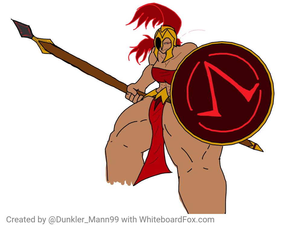 Dunkler_mann99's tweet photo. Se me olvidó poner aquí (Nueva oc: Carissa la espartana descendiente de Leonidas) https://t.co/LHPHvMVyFT