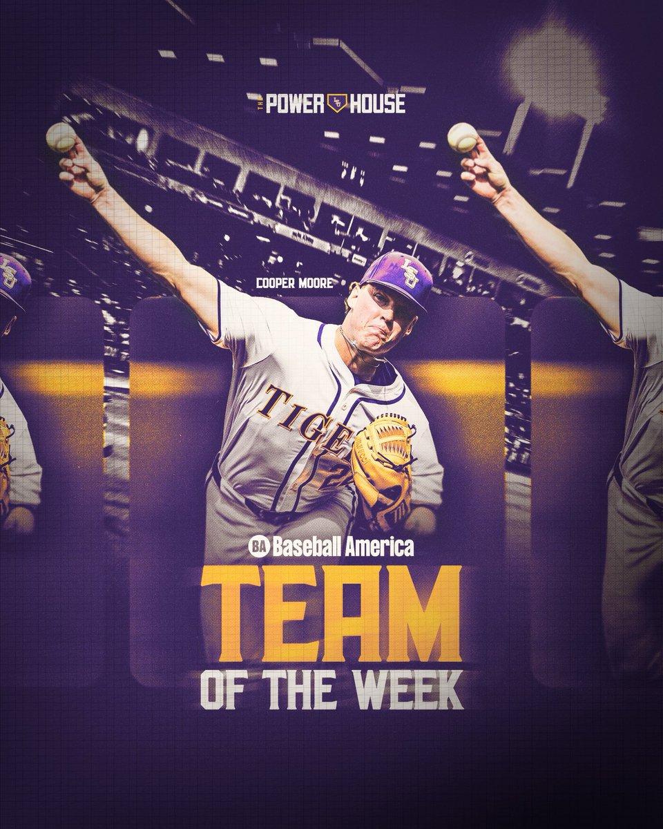 Cooper has been named to the <a href="/BaseballAmerica/">Baseball America</a> National Team of the Week! 

<a href="/coopermoore04/">Coop</a> | #ThePowerhouse