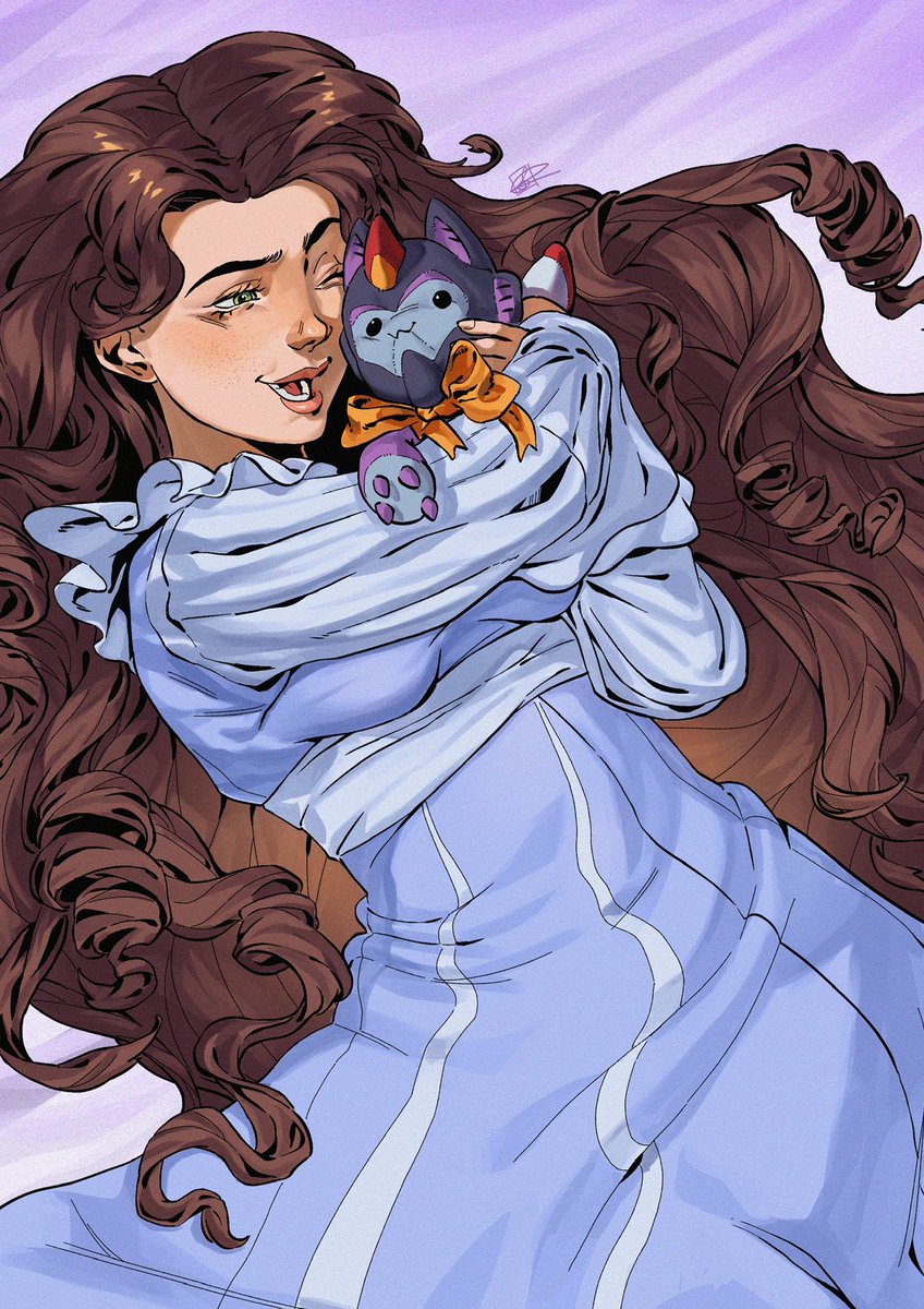 Stacy and her little Starscream plushie. ✨ 

(🎨 by Lillified2)

#selfship