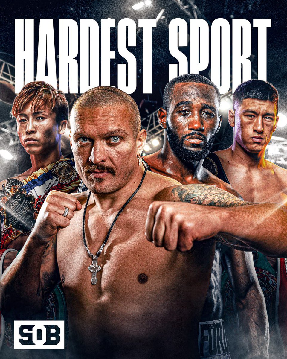 Boxing has been voted as the hardest sport according to ESPN’s new rankings 🏆

1️⃣ Boxing 
2️⃣ Ice Hockey 
3️⃣ American Football 
4️⃣ Basketball
5️⃣ Wrestling