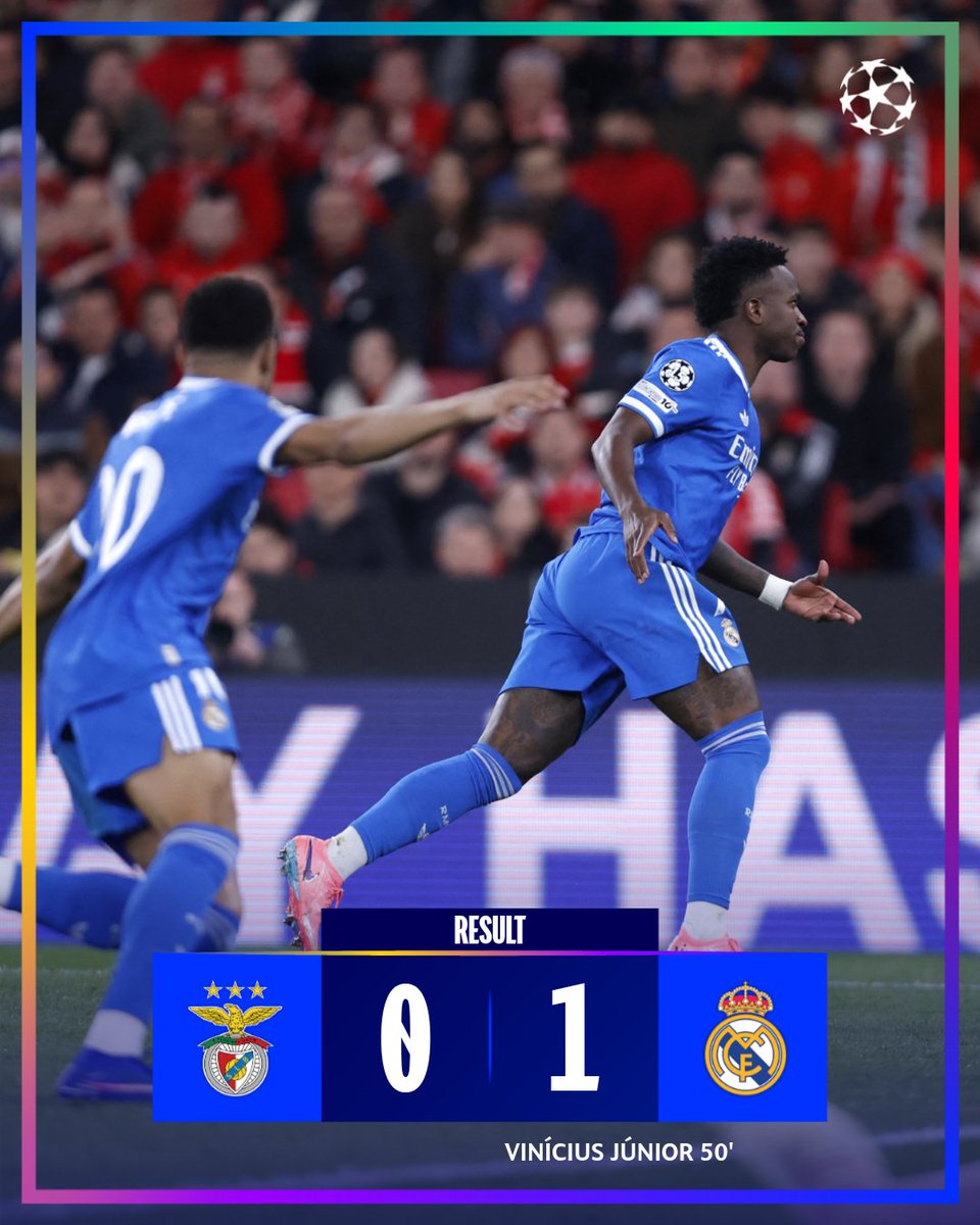 First-leg victory for Real Madrid.

#UCL