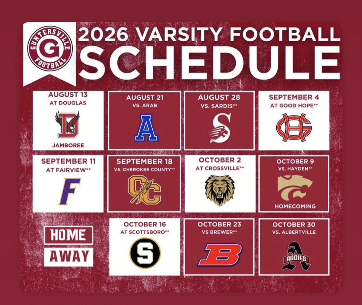 GuntersvilleFootball tweet media