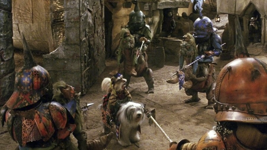 sofiartworks's tweet photo. AI swines (cause they only eat slop) will say shit like "1980s sword-and-sorcery movie that never existed" and then proceed to NOT watch Excalibur (1981), The Legend (1985) and The Labyrinth (1986). The first and last one in particular being unmatched masterpieces. https://t.co/n6G8RCzvFl