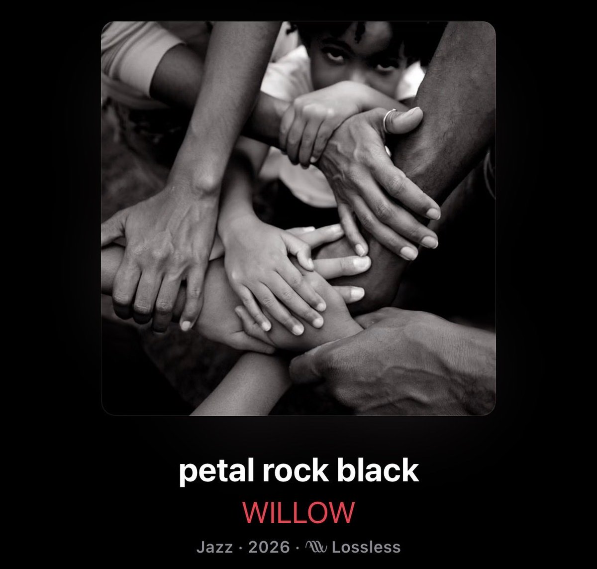 Willow releasing “petal rock black,” a jazz album, is exciting because i’ve always admired her ability to creatively genre-bend and experiment with her sound.