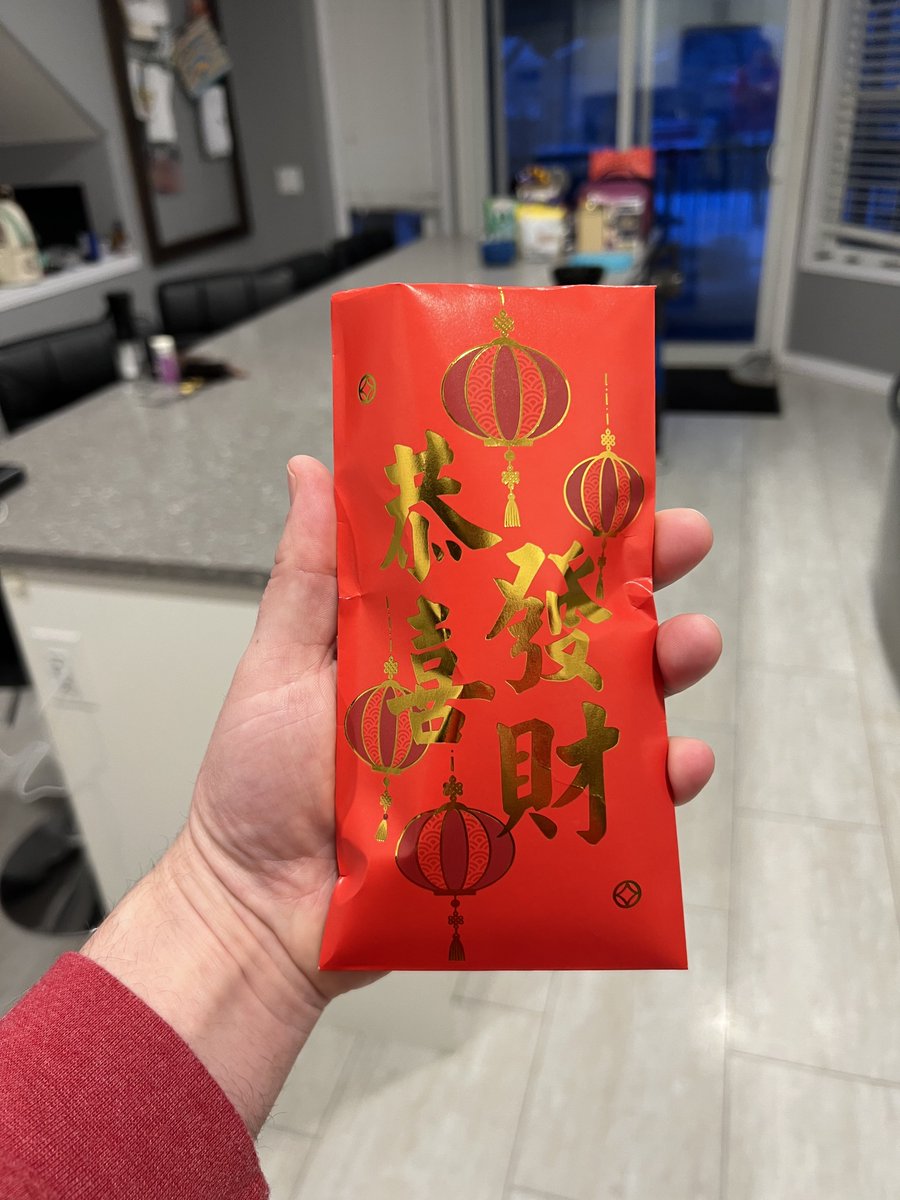 StonerDad's tweet image. Year of the horse and my lucky envelope is full of grass 🐴 🌱