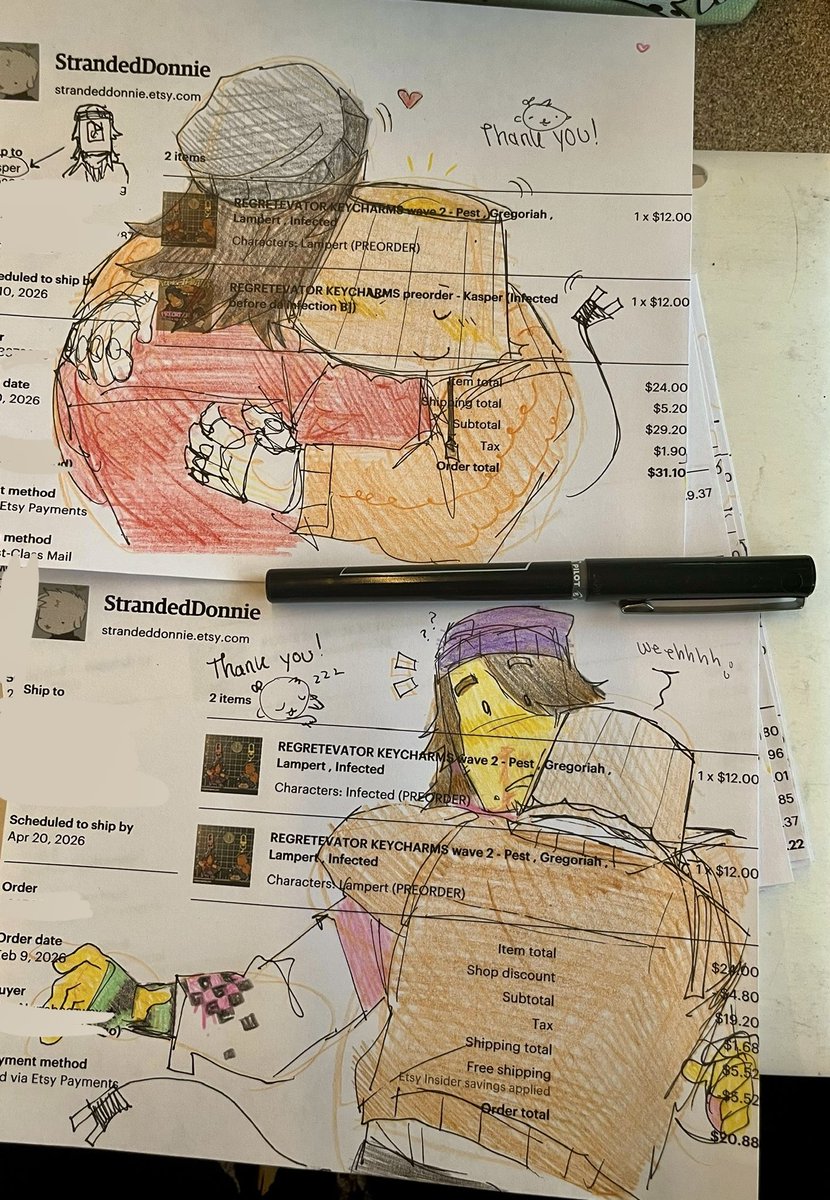 stranded_donnie's tweet image. Goodluck to the two ppl whos recieving this