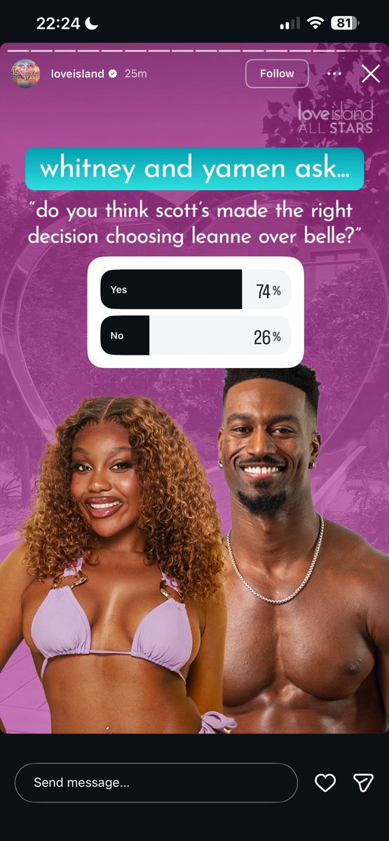 Weird question.
 #LoveIslandAllStars