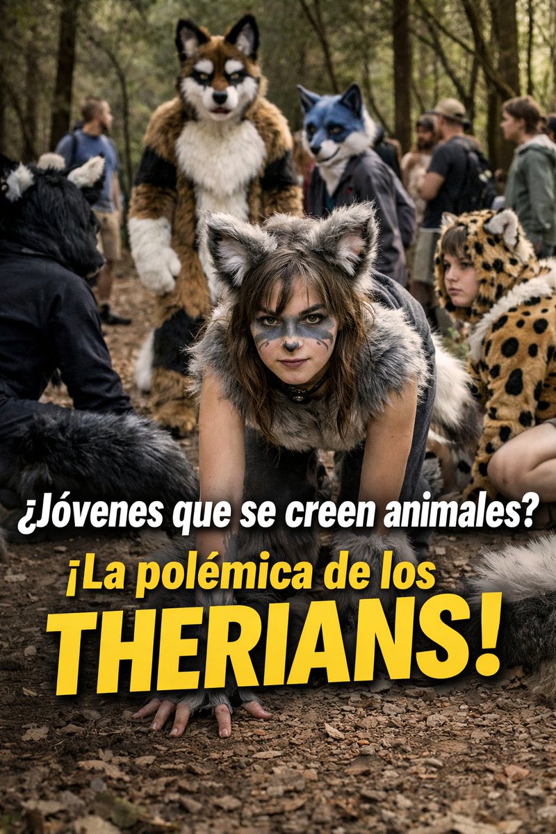 Los therians dicen vivir una identidad espiritual animal 🐺🐾
Pero… ¿es libertad personal o una señal de crisis social, emocional y familiar?#Therians #DebateSocial #Juventud #Educación #Familia #CrisisSocial #Reflexión #Padres #Escuela #México #Valores #Identidad #Viral