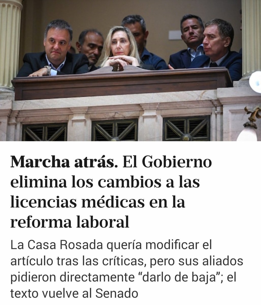 Papelón mileista y señal de debilidad del gobierno....
Derrote grande de Sturzenegger