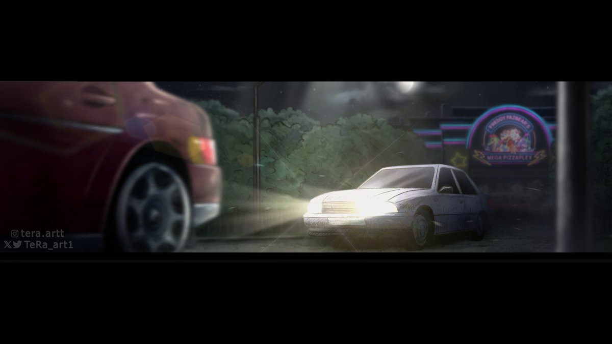 Tera_art1's tweet image. A small sneak peek of the first frame for a big upcoming Security breach comic called "Crimson Slip"
I really like how this frame turned out!

#fnafsecuritybreach #fnaf #securitybreach