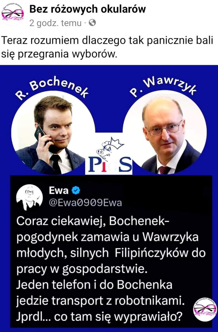 <a href="/FiliksMagdalena/">Magdalena Filiks 🇵🇱🇪🇺</a> <a href="/sunnysmile436/">Katarzyna Zaluska ⛔ DM</a> <a href="/RafalBochenek/">Rafał Bochenek</a> <a href="/pisorgpl/">Prawo i Sprawiedliwość</a> Zegarek albo Spoconego Filipińczyka, Zboczeniec.