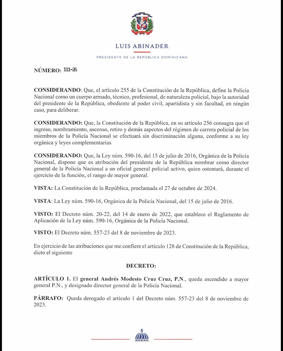Policía Nacional República Dominicana tweet media