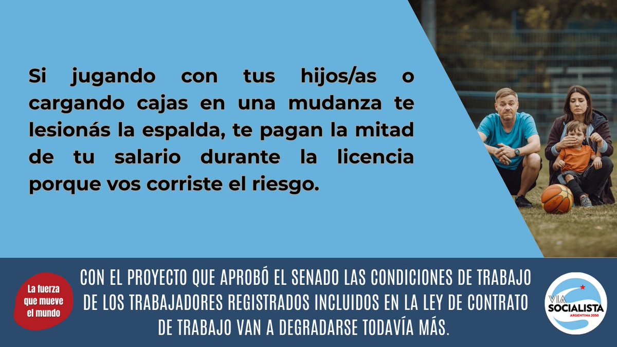 Con la #ReformaLaboral del gobierno de <a href="/JMilei/">Javier Milei</a> el patrón no solamente compra tu fuerza de trabajo durante la jornada laboral.
Escuchá el análisis que realiza Ianina Harari sobre el proyecto que aprobó <a href="/SenadoArgentina/">Senado Argentina</a> en nuestro Canal de Youtube