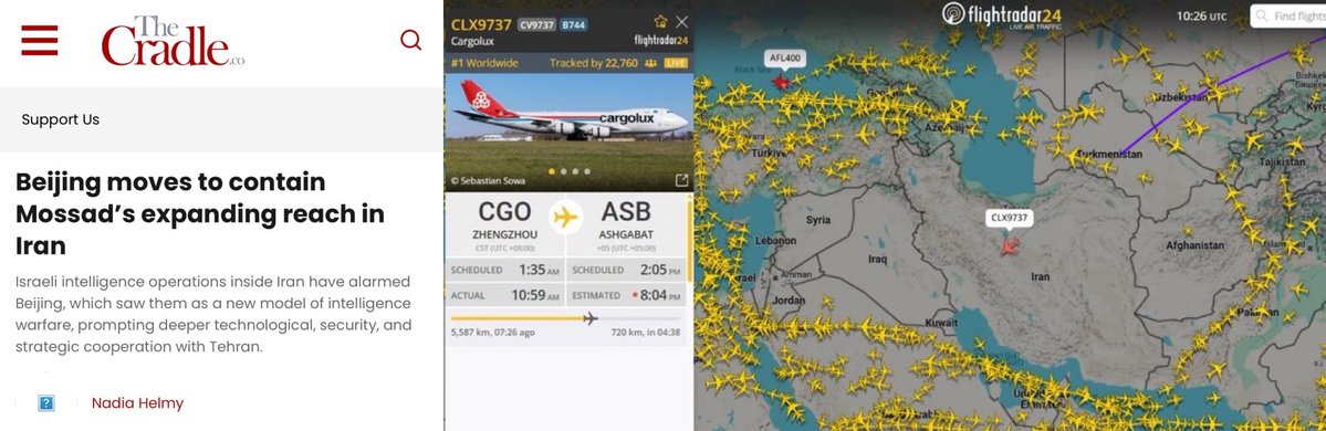 Truthtellerftm's tweet image. China has moved to Counter Mossad Ops Inside Iran!

Beijing is escalating security coordination with Tehran after Israeli intelligence operations inside Iran triggered alarm across Chinese military and intelligence circles.

Chinese analysts say Mossad embedded agents,