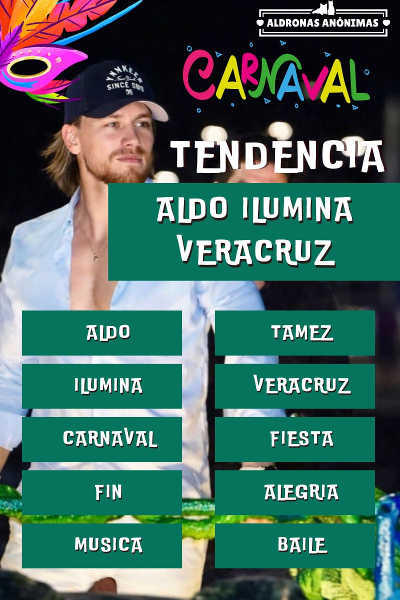 aldron_oficial's tweet photo. INICIAMOS TT 📢 

Seguimos con la celebración de carnavales 🥺

By @EcvilM

ALDO ILUMINA VERACRUZ https://t.co/j9GABrPKsq