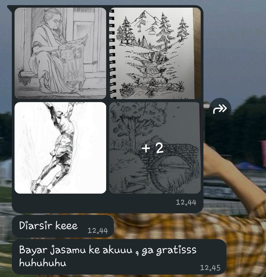 4everluvhan's tweet photo. @tanyakanrl ini terjadi sama aku kapan hari wkwk. temen smp tiba2 chat mau digambarin di kertas buat tugas sepupunya, dia bilang mau bayar trus ku kasih tau 1 gambar 40k an udah dapet fisiknya bisa dianter. besoknya dia bilang gajadi deh, katanya sepupu dia bisa sendiri, oh yaudah ok🫠 https://t.co/DbgiWW8XZF