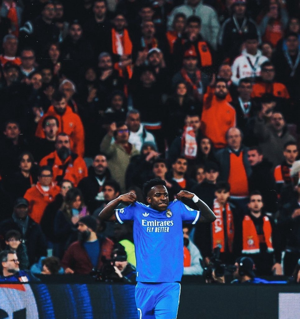 Si Vini Jr a un million de fans, j’en fais partie. 

Si Vini Jr n’a qu’un supporter, ce sera forcément moi. 

Si le monde est contre Vini Jr, je suis contre le monde. 

Si Vini Jr n’a plus de fan, c’est que je suis mort.
