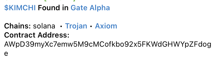 0xRichNormie's tweet photo. $Kimchi will be listed on @GateAlphaHQ https://t.co/tJJNKIybcD