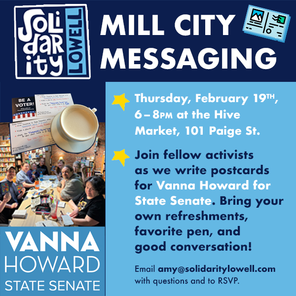 solidaritylowel's tweet photo. Postcards for Vanna Howard on Thursday! SL Meeting Sunday! - https://t.co/T98Yf9IOhQ https://t.co/MxngOSqjlI