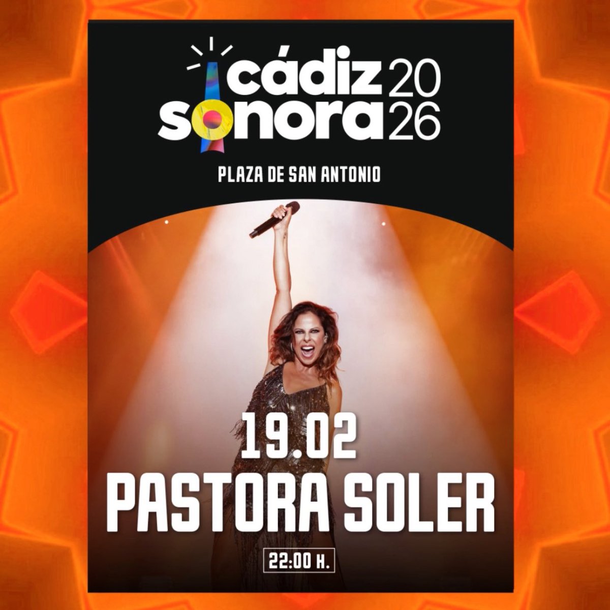 Siguiente parada del tour #masrosasqueespinas !!!

El próximo jueves 19 de febrero a partir de las 22:00 H, <a href="/PastoraSoler/">Pastora Soler</a> vuelve a Cádiz con su gira aniversario en la Plaza de San Antonio 🌹✨

🎫 Entrada libre ‼️